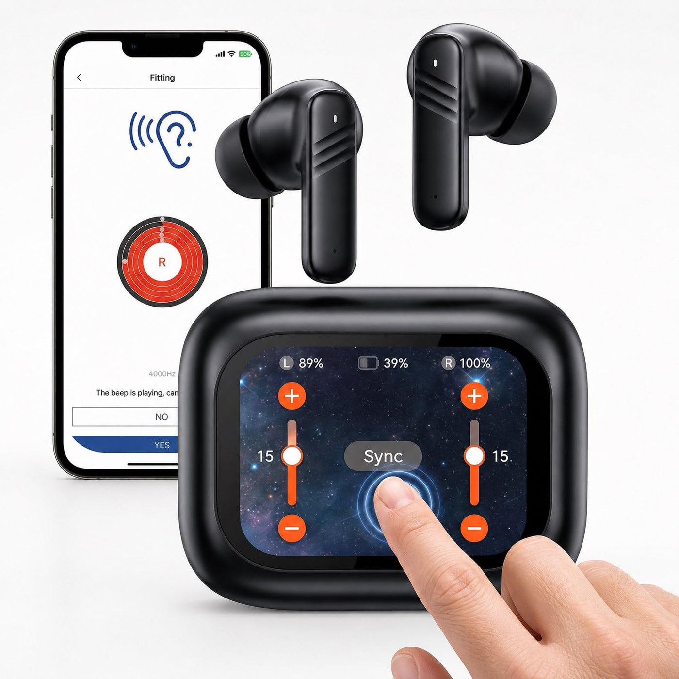 Pryxo Atom X hearing aid product details